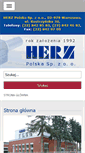 Mobile Screenshot of herz-polska.pl